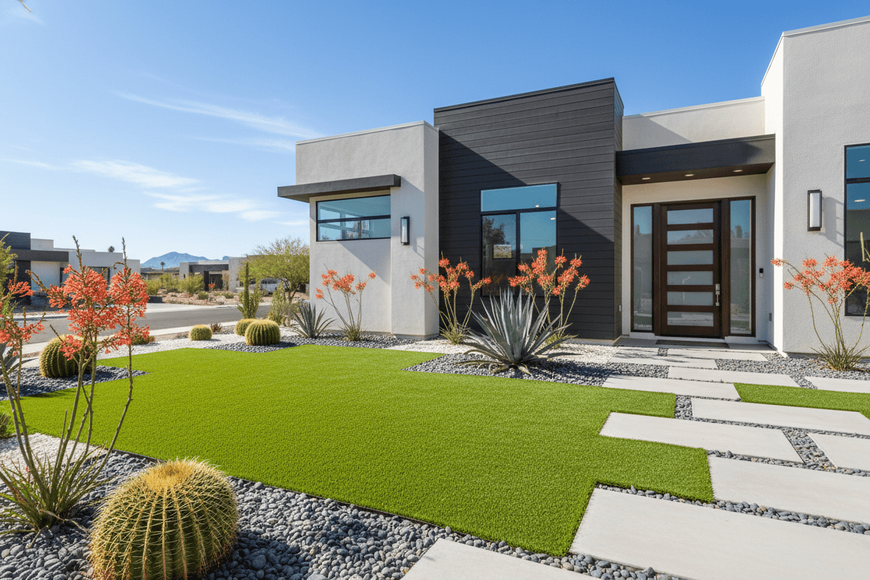 Modern Front Yard Design